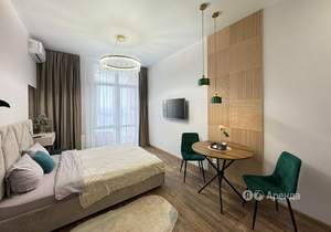 Студия квартира, на длительный срок, 28м2, 24/24 этаж