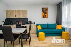 1-к квартира, посуточно, 44м2, 1/1 этаж