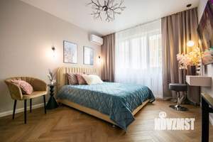 1-к квартира, посуточно, 46м2, 9/16 этаж