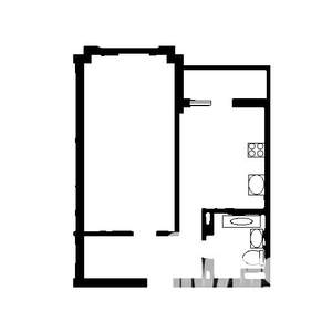 1-к квартира, на длительный срок, 47м2, 13/23 этаж