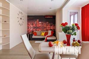 1-к квартира, посуточно, 48м2, 17/18 этаж