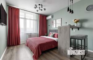 Студия квартира, на длительный срок, 22м2, 16/17 этаж