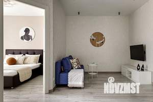 1-к квартира, посуточно, 45м2, 10/25 этаж