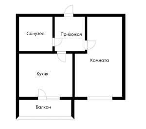 1-к квартира, на длительный срок, 38м2, 5/17 этаж
