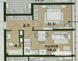 1-к квартира, на длительный срок, 36м2, 15/16 этаж