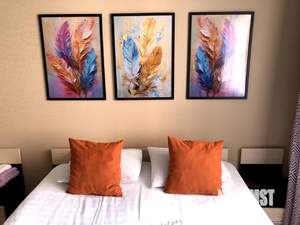 2-к квартира, посуточно, 60м2, 1/1 этаж