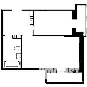 1-к квартира, на длительный срок, 36м2, 13/17 этаж