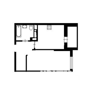 1-к квартира, на длительный срок, 42м2, 10/19 этаж