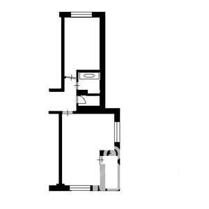 1-к квартира, на длительный срок, 43м2, 9/12 этаж
