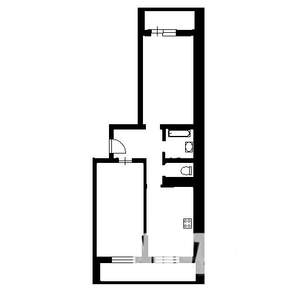 2-к квартира, на длительный срок, 60м2, 17/24 этаж
