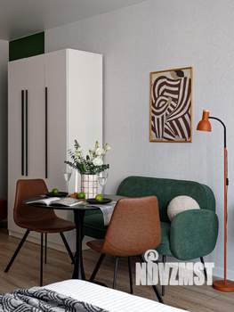 Студия квартира, на длительный срок, 28м2, 2/16 этаж