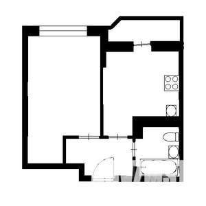 1-к квартира, на длительный срок, 34м2, 17/17 этаж