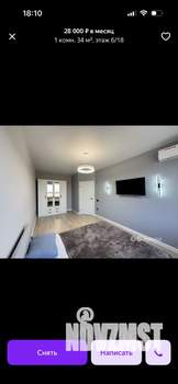 1-к квартира, на длительный срок, 34м2, 6/18 этаж