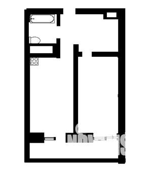 1-к квартира, на длительный срок, 45м2, 14/24 этаж