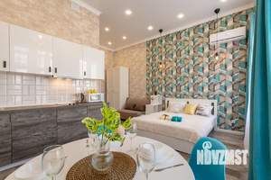 1-к квартира, посуточно, 27м2, 1/1 этаж