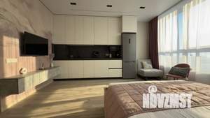 Студия квартира, посуточно, 35м2, 20/25 этаж