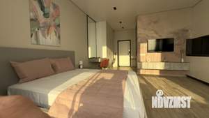 Студия квартира, посуточно, 35м2, 20/25 этаж