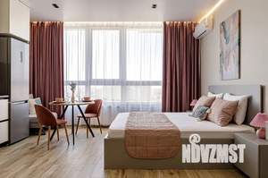 Студия квартира, посуточно, 35м2, 20/25 этаж