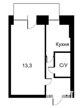 2-к квартира, на длительный срок, 46м2, 1/9 этаж