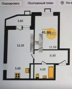 2-к квартира, на длительный срок, 68м2, 3/9 этаж