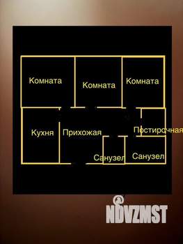 3-к квартира, на длительный срок, 74м2, 1/2 этаж