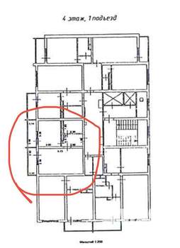 1-к квартира, на длительный срок, 46м2, 4/16 этаж