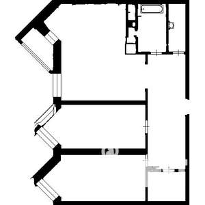 3-к квартира, на длительный срок, 86м2, 12/25 этаж