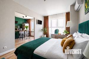 Студия квартира, посуточно, 34м2, 9/16 этаж