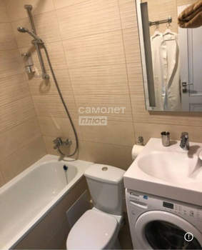 Студия квартира, на длительный срок, 25м2, 2/16 этаж