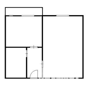 1-к квартира, на длительный срок, 32м2, 1/6 этаж
