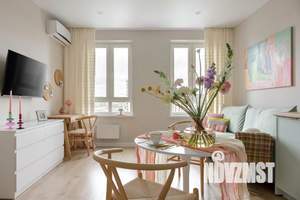 1-к квартира, посуточно, 44м2, 1/1 этаж