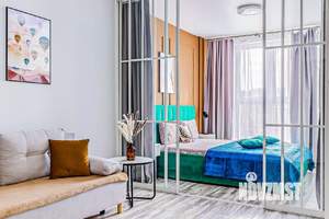 1-к квартира, посуточно, 45м2, 1/1 этаж