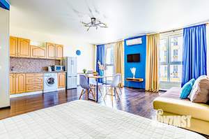 Студия квартира, посуточно, 45м2, 6/6 этаж