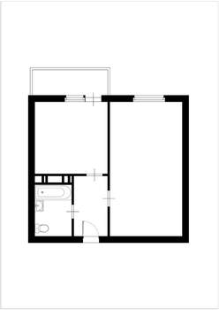 1-к квартира, на длительный срок, 34м2, 9/9 этаж