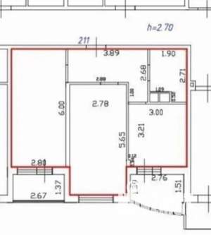 2-к квартира, на длительный срок, 54м2, 5/19 этаж