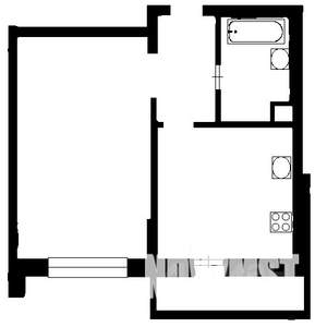 1-к квартира, на длительный срок, 42м2, 13/19 этаж