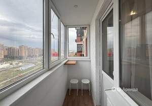 Студия квартира, на длительный срок, 22м2, 17/24 этаж