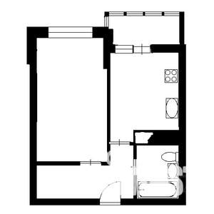 1-к квартира, на длительный срок, 40м2, 18/26 этаж