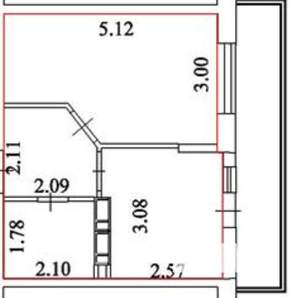 1-к квартира, на длительный срок, 30м2, 18/18 этаж