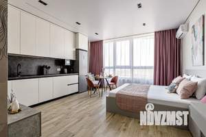 Студия квартира, посуточно, 35м2, 20/25 этаж