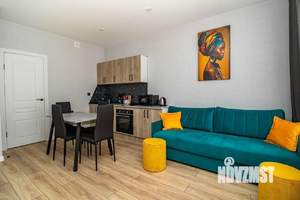 1-к квартира, посуточно, 44м2, 1/1 этаж