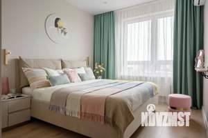 1-к квартира, посуточно, 44м2, 1/1 этаж