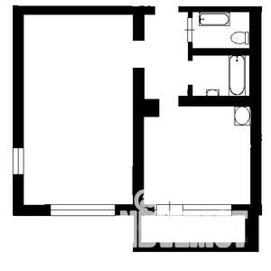 1-к квартира, на длительный срок, 38м2, 5/10 этаж