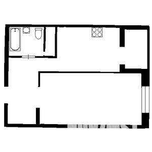1-к квартира, на длительный срок, 40м2, 16/25 этаж