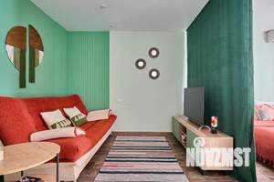 1-к квартира, посуточно, 40м2, 1/1 этаж