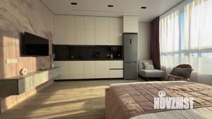 Студия квартира, посуточно, 35м2, 20/25 этаж