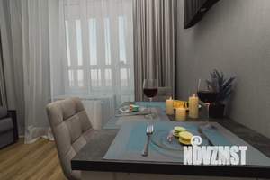 1-к квартира, посуточно, 45м2, 14/24 этаж