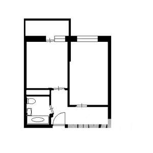 1-к квартира, на длительный срок, 38м2, 3/17 этаж