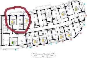 1-к квартира, на длительный срок, 38м2, 6/25 этаж