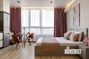 Студия квартира, посуточно, 35м2, 20/25 этаж